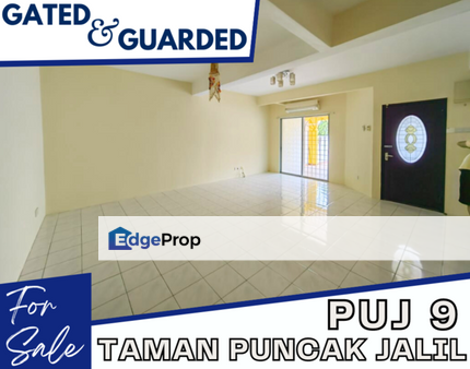 Taman Puncak Jalil PUJ 9 4 Unit Aircond | Extended | Gated & Guarded, Selangor, Seri Kembangan