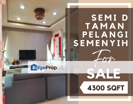 Taman Pelangi Semenyih For Sale Semi D 2 Sty FREEHOLD WELL MAINTAINED UNIT, Selangor, Semenyih