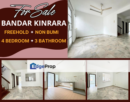 FREEHOLD 2 Sty Bandar Kinrara Puchong Nr LRT BK5 Well Kept Newly Paint, Selangor, Bandar Kinrara Puchong