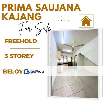 FREEHOLD Below MV Prima Saujana Kajang For Sale, Selangor, Kajang