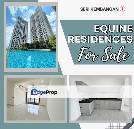 4 ROOM Condo Link Bridge to AEON Equine 1KM to MRT Equine Strategic Area Equine Residence, Selangor, Seri Kembangan