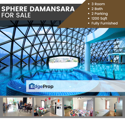 Sphere Damansara PJ For Sale 2 Carpark Fully Furnished Well Maintain Unit, Selangor, Damansara Damai