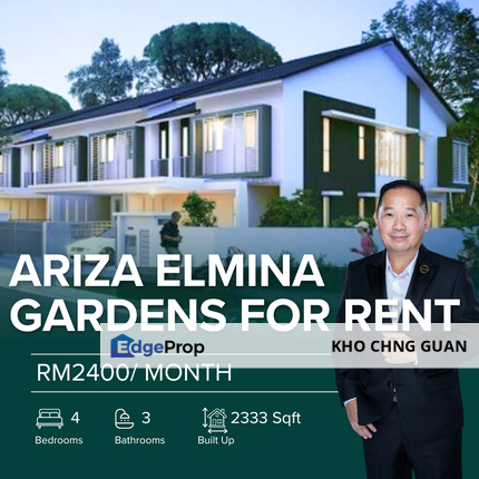 Elmina Lakeside Mall Ariza Elmina 2 Sty House For Rent Near Elmina Mall, Selangor, Shah Alam