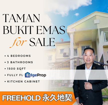 FREEHOLD Taman Bukit Emas Fully Furnished Kitchen Cabinet Seri Kembangan, Selangor, Seri Kembangan