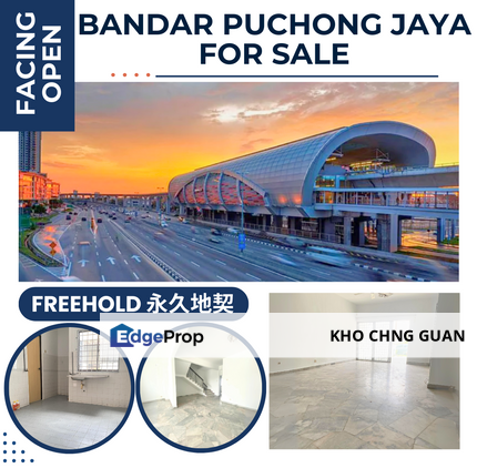 Bandar Puchong Jaya 4 km to lrt bukit puchong Freehold Ample Parking Area 4 Room, Selangor, Puchong