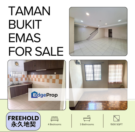 Taman Bukit Emas Extended Kitchen 4 Room Seri Kembangan, Selangor, Seri Kembangan