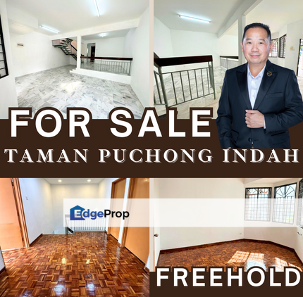 Taman Puchong Indah 7km to Bandar Bukit Puchong FREEHOLD 2 Sty 4 Room 4 Bath Well Kept Unit, Selangor, Puchong