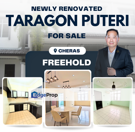 [FREEHOLD] Taragon Puteri Cheras Newly Renovated Kitchen Cabinet, Selangor, Batu 9th Cheras