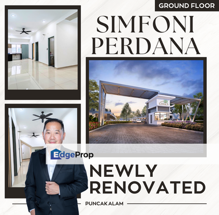 [GROUND FLOOR] Simfoni Perdana Puncak Alam Newly Renovated 4 Room, Selangor, Bandar Puncak Alam