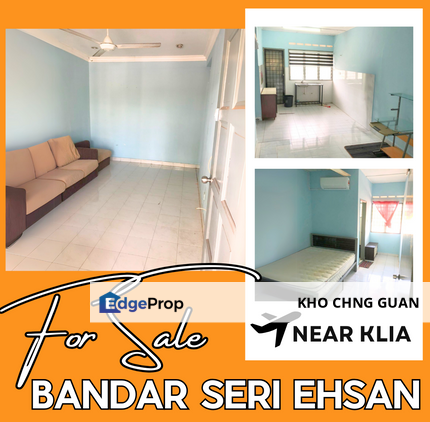 Bandar Seri Ehsan Sepang [NEAR KLIA] Facing Open Ample Parking Space, Selangor, Banting