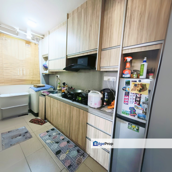 [FULLY FURNISHED] PV21 Condo Setapak For Sale Kitchen Cabinet Well Kept, Kuala Lumpur, Setapak