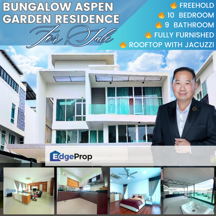 FREEHOLD Luxury Bungalow Aspen Garden Residence Cyberjaya With Rooftop & Jacuzzi, Selangor, Cyberjaya