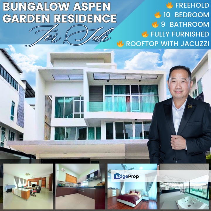 FREEHOLD Luxury Bungalow Aspen Garden Residence Cyberjaya With Rooftop & Jacuzzi, Selangor, Cyberjaya