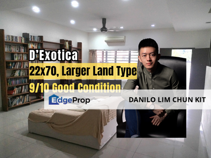 D'Exotica, 22x70, Larger Land Type, 9/10 Good Condition, Rare Unit, Kuala Lumpur, Cheras