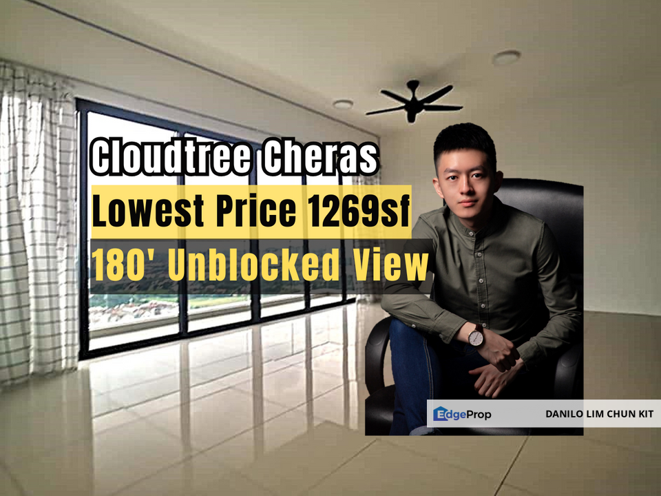 Lowest Price 1269sf Unit, 180' Unblocked Unit, 9/10 Condition, Kuala Lumpur, Cheras