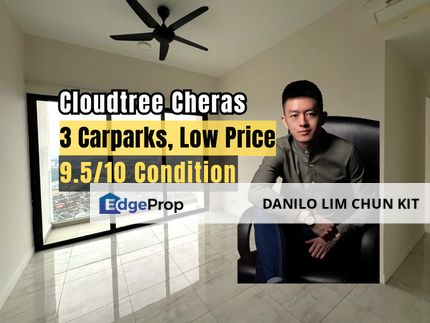 High Floor, 3 Carparks, Low Price, Facing East Sunrise, Kuala Lumpur, Cheras