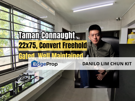 2 Sty Terrace, 22x75, Convert Freehold, Gated Guarded, Full Extended, 9/10 Condition, Kuala Lumpur, Cheras