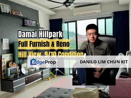 Fully Renovated & Furnished, 9/10 Condition, Unblocked Hill View, Selangor, Bandar Damai Perdana