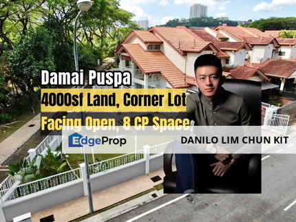 2 Sty Terrace, 4000sf Land, Corner Lot, Facing Open, 8 Carpark Space, Kuala Lumpur, Cheras