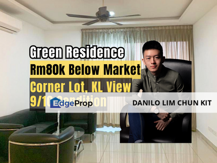 Corner Lot, Rm80k Below Market Price, 180' KL View, 9/10 Condition, Selangor, Batu 9th Cheras