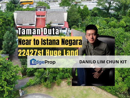 4 Storey Bungalow, 22427sf Big Land, Near Istana Negara, Rm800k Below Bank Value, Kuala Lumpur, Taman Duta