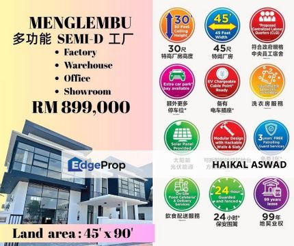 Modern Investment Industrial Park in Menglembu, ipoh, Perak, Ipoh