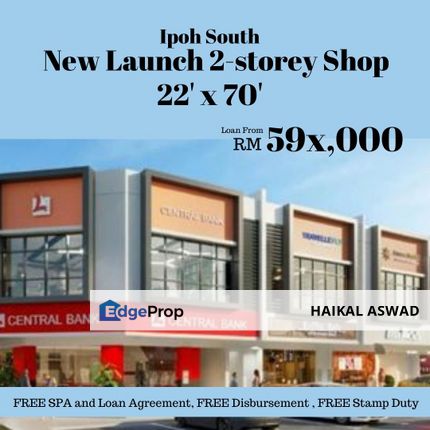 Get in on the hottest commercial 2sty Shop opportunity in Ipoh South!, Perak, Ipoh