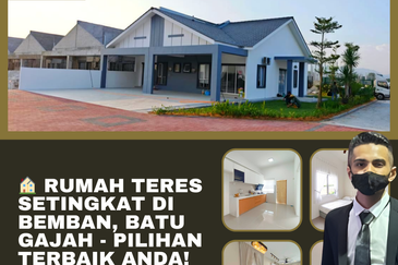 Rumah Teres Setingkat di Bemban, Batu Gajah - Pilihan Terbaik Anda! 🏠