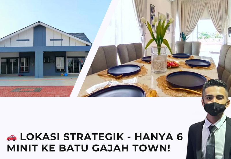 Rumah Teres Setingkat di Bemban, Batu Gajah - Pilihan Terbaik Anda! 🏠