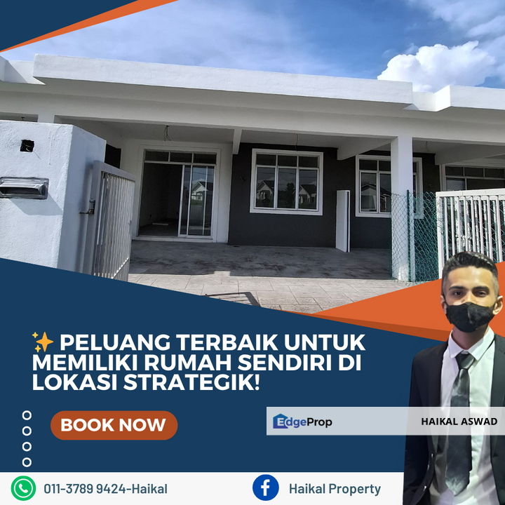 Rumah Baru Di Sungai Siput Rm153k, Perak, Kuala Kangsar