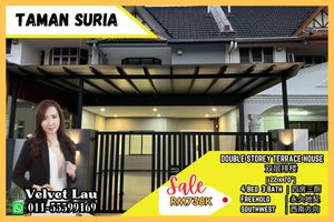 Taman Suria Double Storey Terrace House For Sale for Sale @RM738,000 By ...