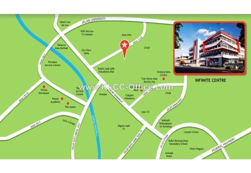 Infinite Center, next to Jaya One