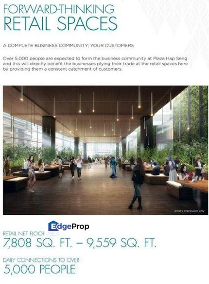 Menara Hap Seng 3 - Premium Retail Space, Kuala Lumpur, KL City
