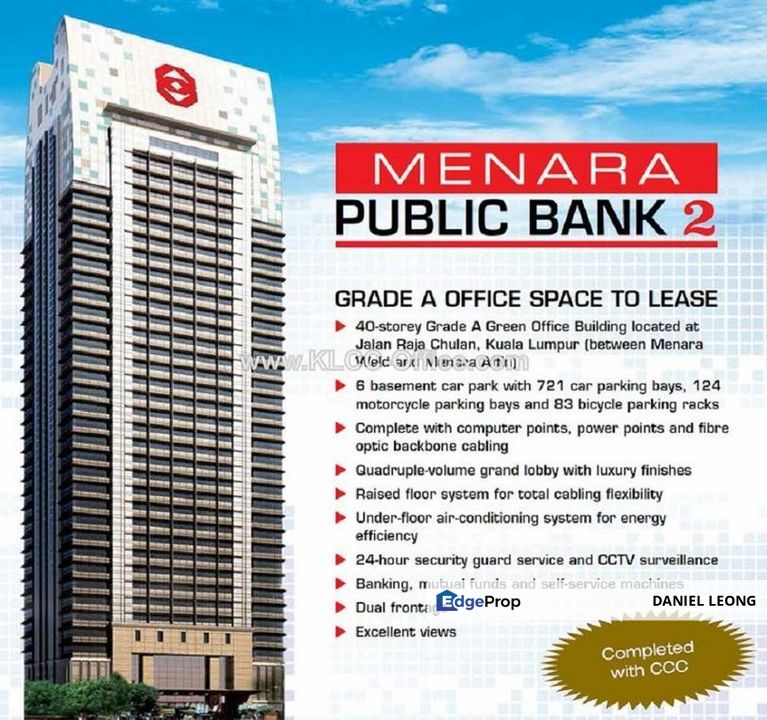 Menara Public Bank 2 or Public Bank Tower, Kuala Lumpur, KLCC