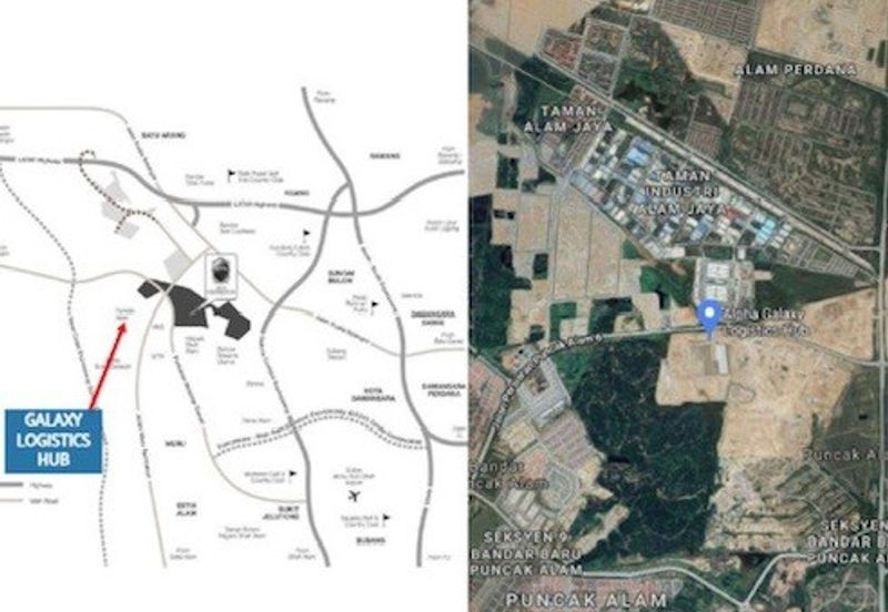 Galaxy Logistic Hub, Puncak Alam near Ijok