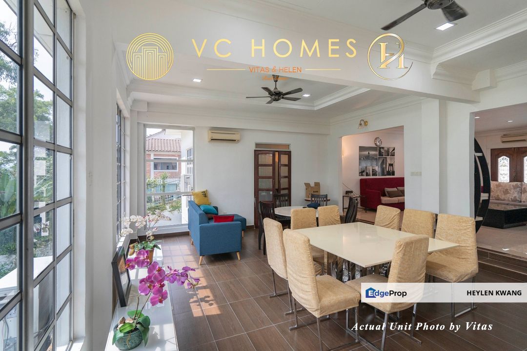 Bandar Baru Sg Buloh, Bukit Rahman Putra 3 Storey Bungalow House Fully Furnished for Rent, Selangor, Sungai Buloh