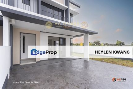 Lyra @ Bandar Bukit Raja - Brand New Terrace/Link Houses Endlot Unit Extra Side Land for Sale, Selangor, Klang