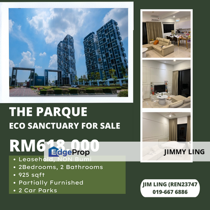 The Parque @ Eco Sanctuary FOR SALE, Selangor, Telok Panglima Garang