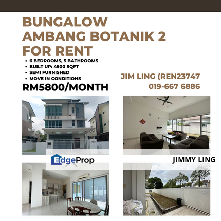 Bungalow Ambang Botanik 2 Klang For Rent, Selangor, Port Klang