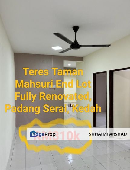 Teres Setingkat End Lot untuk diJual di Taman Mahsuri, Padang Serai, Kedah, Kedah, Padang Serai