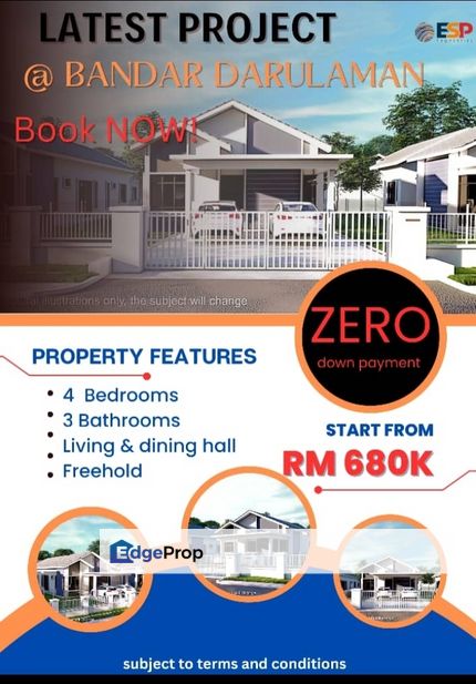 New Bungalow House Open for Booking at Jitra Kedah, Kedah, Jitra