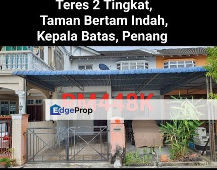 Teres 2 Tingkat Untuk diJual di Taman Bertam Indah, Kepala Batas, Penang, Penang, Bertam