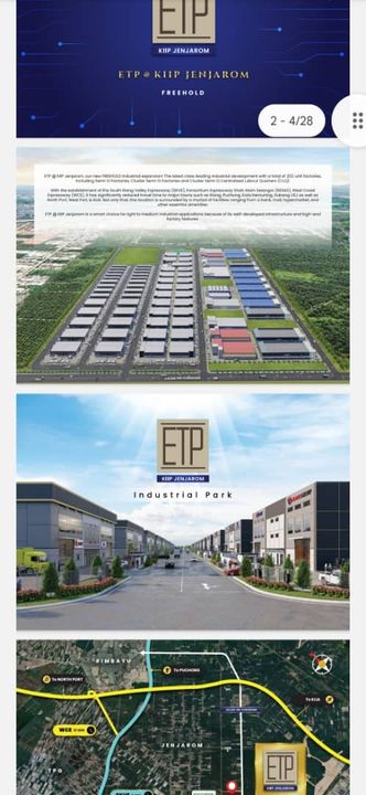 ETP @ KIIP Jenjarom Factory for Sale or Rent, Selangor, Jenjarom