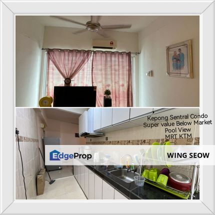 Kepong Sentral Condominium for sale Pool View MRT , Selangor, Kepong