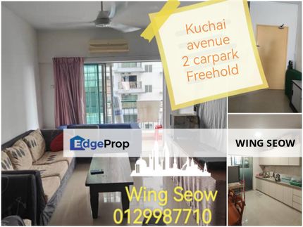 Partly furnished 2 carpark Kuchai Avenue Service residence for Sale Freehold , Kuala Lumpur, Kuchai Lama