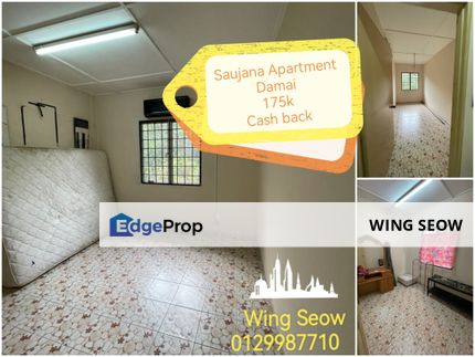 Saujana Apartment Damansara Damai For Sales Cheapest 1k Booking CASH back Full Loan, Selangor, Damansara Damai