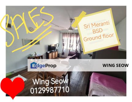 Freehold Sri Meranti Apartment Bandar Sri Damansara Block H 1st floor Renovated Kepong, Selangor, Bandar Sri Damansara