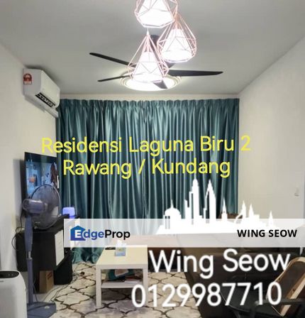 Residensi laguna Biru 2 Apartment for Sales Renovated Kitchen cabinet Cash Back Low deposit 1k booking, Selangor, Rawang