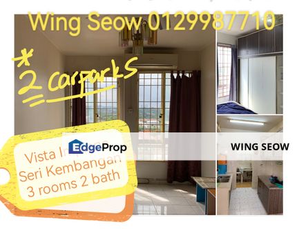 Vista Impiana Apartment Condominium 2 carparks pool view High floor @ Seri Kembangan Sungai Besi Renovated, Selangor, Seri Kembangan