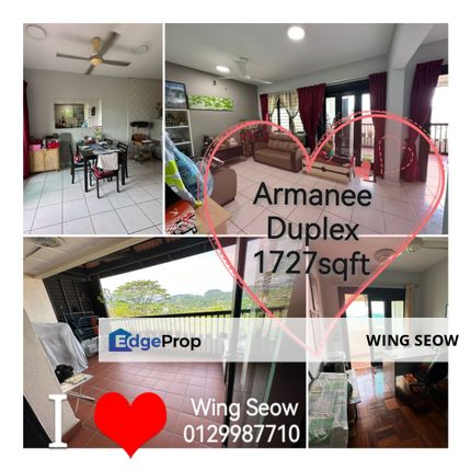 Lowest Price Armanee Condominium Duplex Damansara Damai 1727 sqft for Sales Lower floor Forest View, Selangor, Damansara Damai